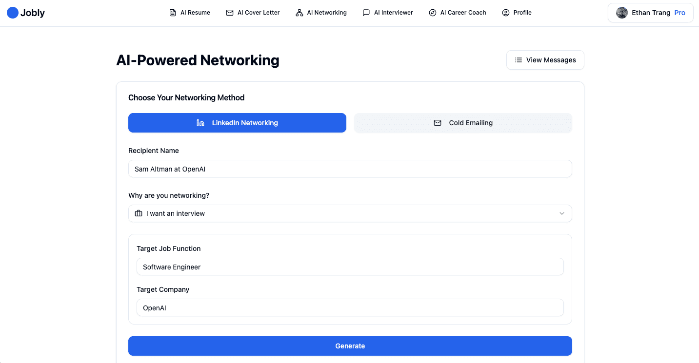 Networking Assistant